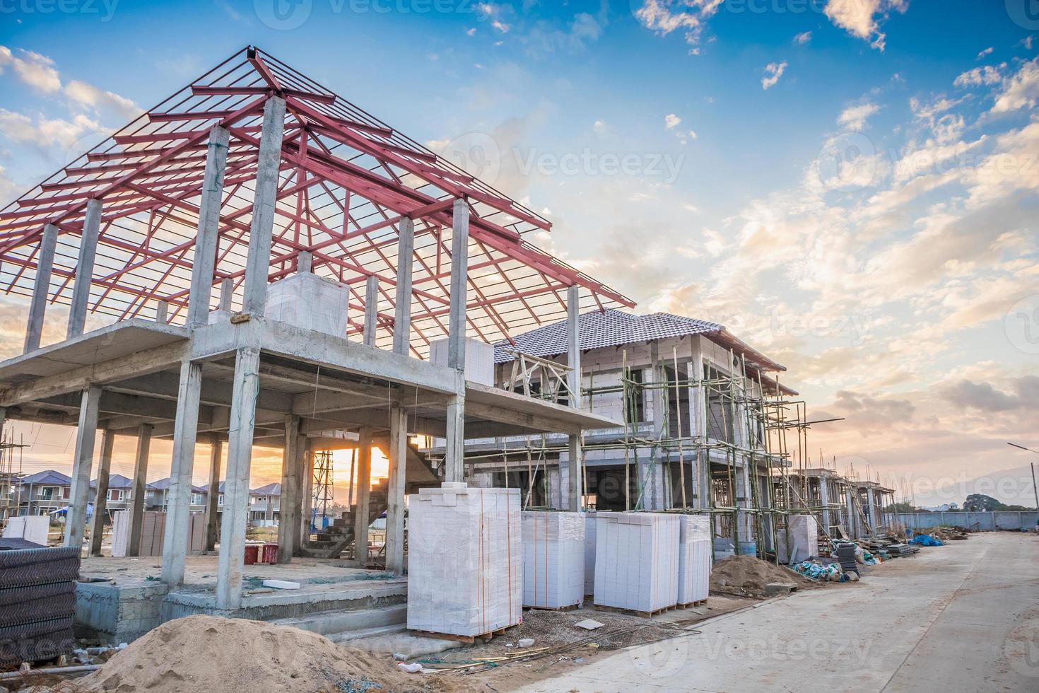 Residential house under construction